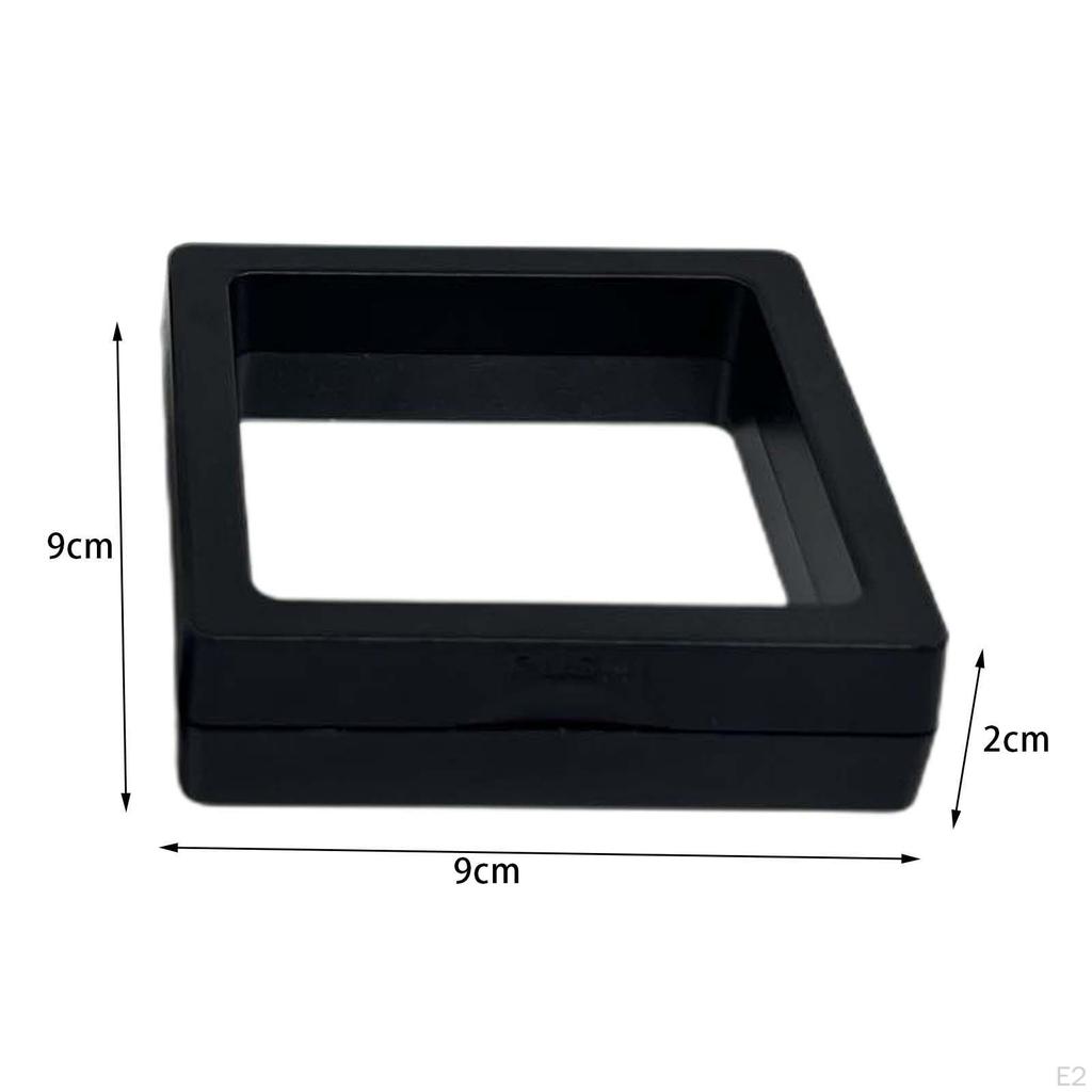 Плавающий витринный шкаф из 4 предметов, подставки для монет, рамочная подставка для образцов чипов