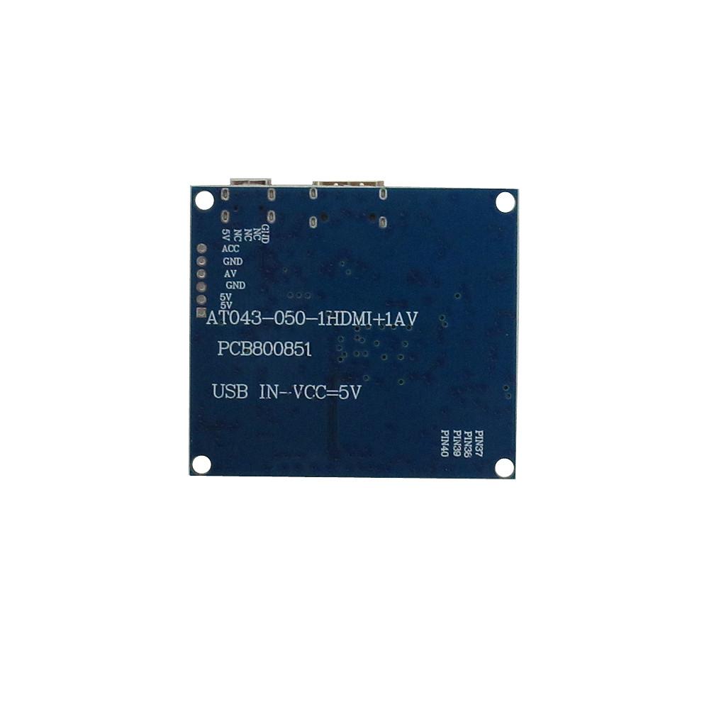 5-дюймовый ЖК-экран 800*480 Контроллер дисплея Плата управления Драйвер Дигитайзер Сенсорный экран Мини HDMI-совместимый Портативный сенсорный монитор