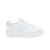 (w) S-athene Bold Low Top Sneakers With Flatform Sole White Silver