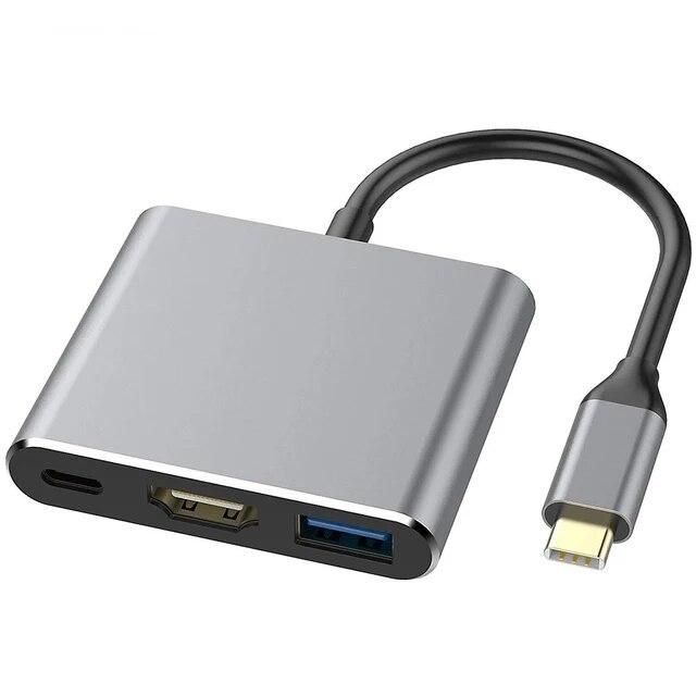 3-портовый адаптер USB 3.1 Type C Hub HDMI-совместимый 4K Поддержка режима Samsung Dex Док-станция USB-C с PD для MacBook Pro 2020 Air