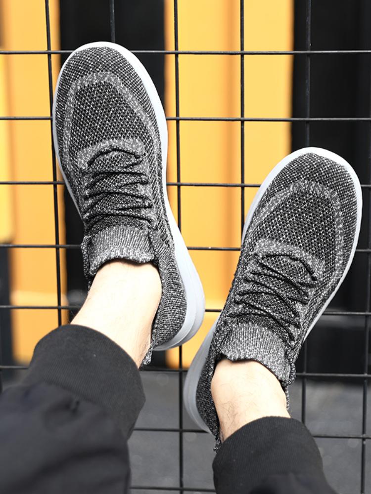 Мода 2024 года Мужская спортивная обувь Мягкие нескользящие мужские кроссовки Дышащие мужские легкие прогулочные туфли Мужская социальная обувь Мужская обувь