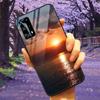Для Huawei P40 Lite / P40Pro Чехол P 40 Закаленное Стекло Звездный Мрамор Жесткая Задняя Крышка для Huawei P40 Pro / P40Lite E Чехлы Coque