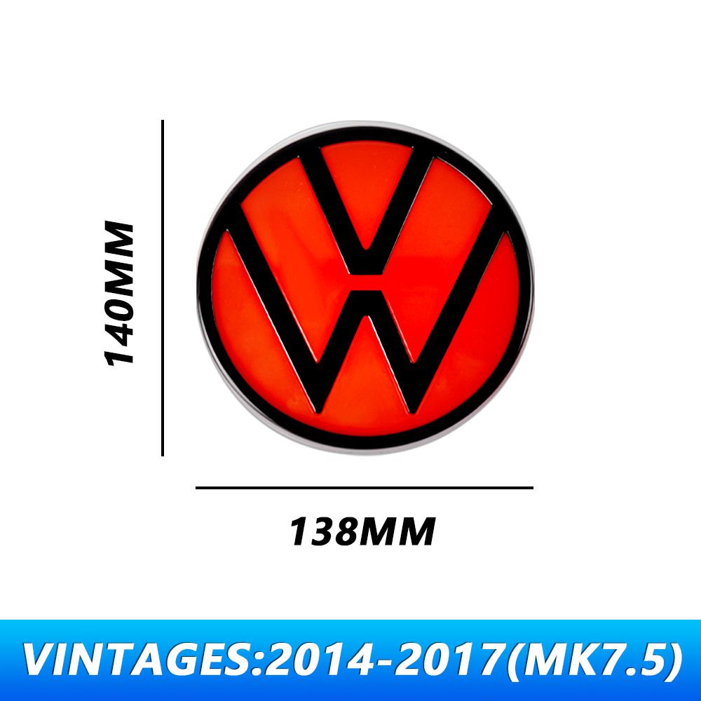 1pc Original Replacement Version SZDHZ4 Car Front Grille Emblem Cover/Rear Trunk Lid Badge For VW GOLF 7.5 2018-2021 MK7 2014-2017