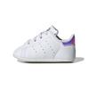 Stan Smith Crib White Переливающиеся детские кроссовки Cloud-White Silver-Metalic FY7892