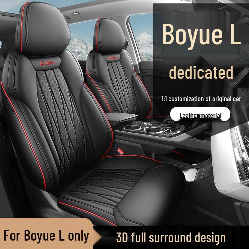 Boyue L Car Seat Cushion - New Model, Leather, Five-Seater, All-Season Use