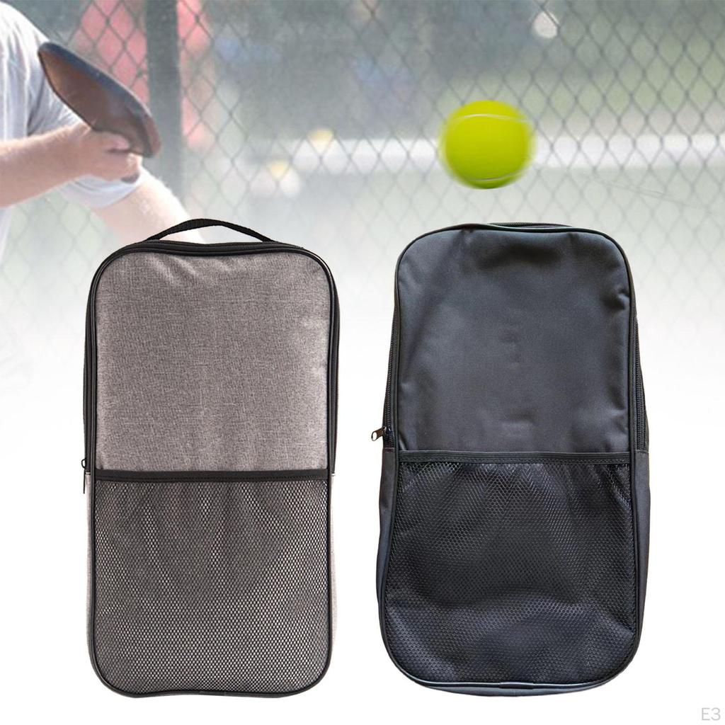 Сумка для ракеток Pickleball, рукав с веслом, защитная застежка-молния, портативный чехол для настольного тенниса