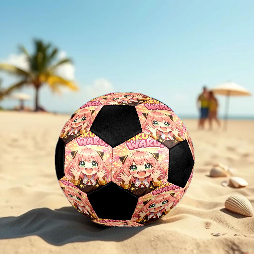 1pc SPY FAMILY Soccer Ball Size 5 Indoor Soccer Ball Fashion Colorful Backyard Game - Great For Sports Fans Gift HE43