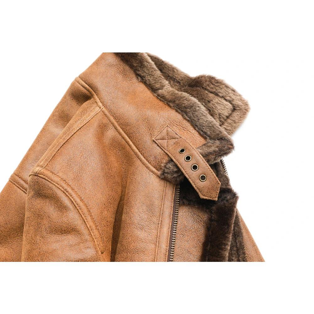 Китайский размер супер качество дубленка мужская мягкая теплая 100% натуральная меховая шуба зимняя мужская кожаная одежда