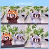 Raccoon Endearing Small Plush Toy Keychain Super Soft And Lovable Decor Animal