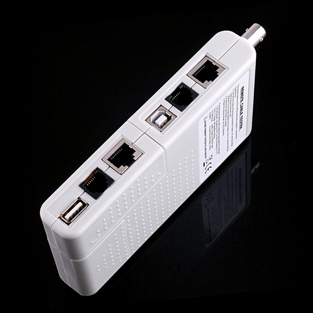 4 в 1 Пульт RJ11 RJ45 USB BNC LAN Сеть Телефонный Кабель Тестер Метр Устройство Машина