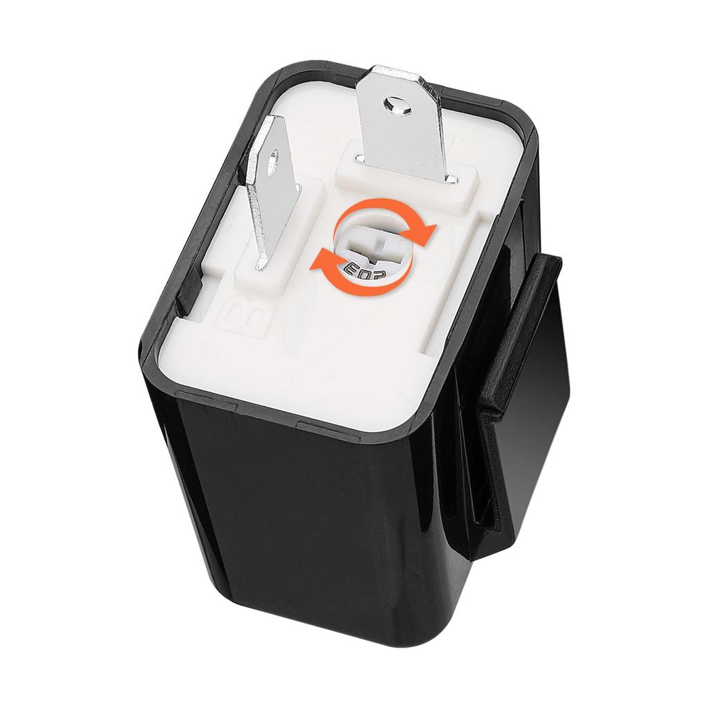 Weasch 2 шт. 12 В постоянного тока регулируемый контактный мигающий модуль Замена Совместимое светодиодное электронное реле-мигалка для