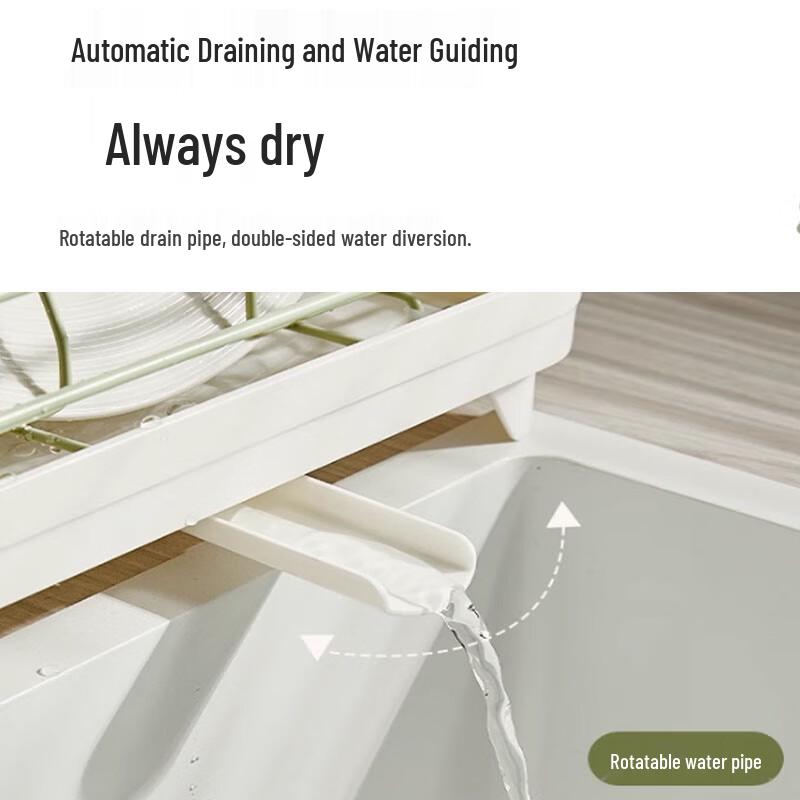 Beifu Dish Drying Rack with Chopstick Holder