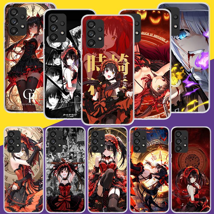 Чехол для телефона Tokisaki Kurumi из Date A Live для Samsung Galaxy A52 A32 A22 A12 A02S A50S A30S A51 A31 AA71 Note 20 Ultra 10 S10 Plus