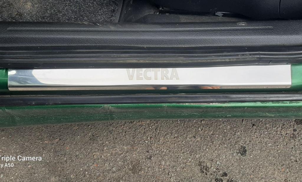 Door Sills Carmos (4 Pcs, Stainless Steel) for Opel Vectra B 1995-2002