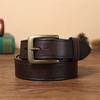 Ремень мужской ретро ручной работы цветной состаренный чистый коровья кожа пряжка модный корейский стиль латунная пряжка ремень