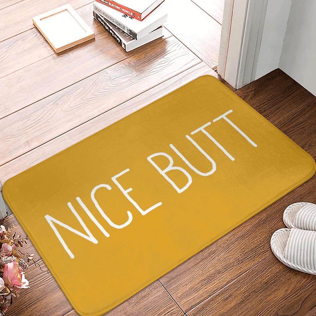 Going To The Toilet Doormat Mat Anti-Slip Kitchen Bath Toilet Rug Carpet