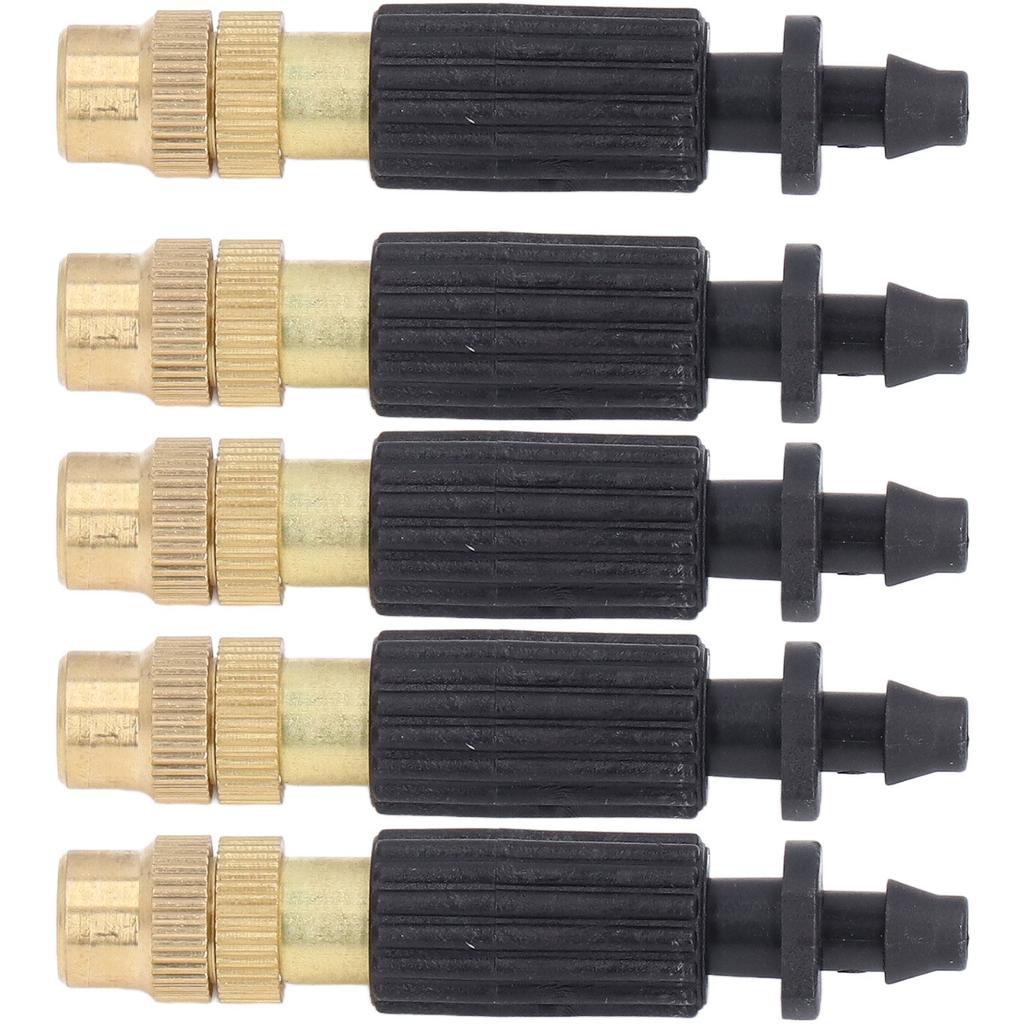 10 шт. Распылительная форсунка Латунь Пластик Микро Распылительная головка для полива сада