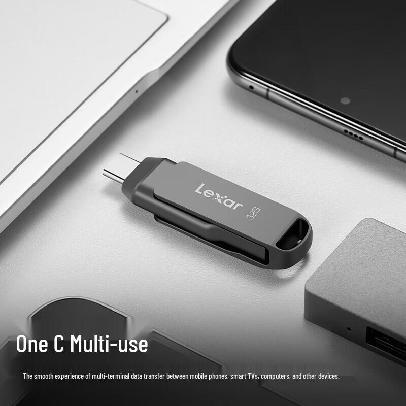 Lexar D400 Dual-Interface USB 3.2 Flash Drive