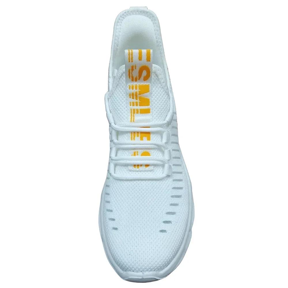 Women'S Knitted Shoes Breathable Soft Bottom Shock Absorbent Sports Shoes Resting Couple Running Shoes Tenis De Luxo Feminino