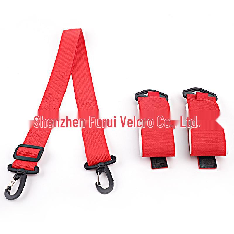 Handheld Double Snowboard Bindings and Ski Board Protection Straps with Shoulder Strap