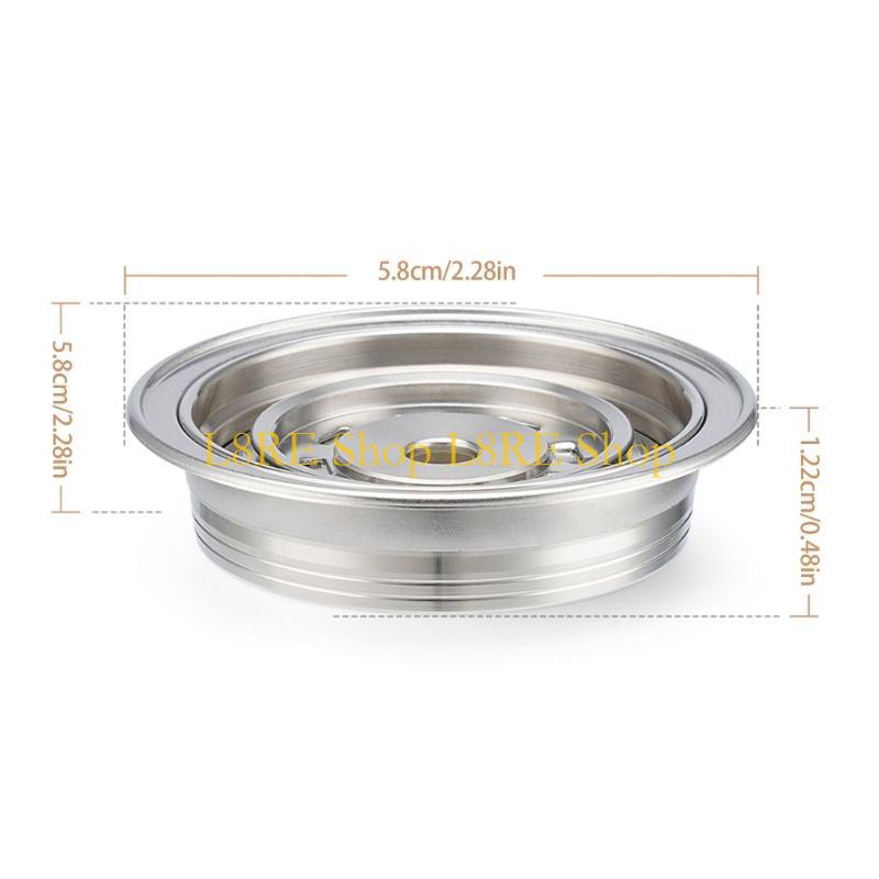 L8RE Reusable Stainless Steel G Cup Small Capsules Conversion Filter Adapter for Vertuo Next Machine for Espresso Coffee