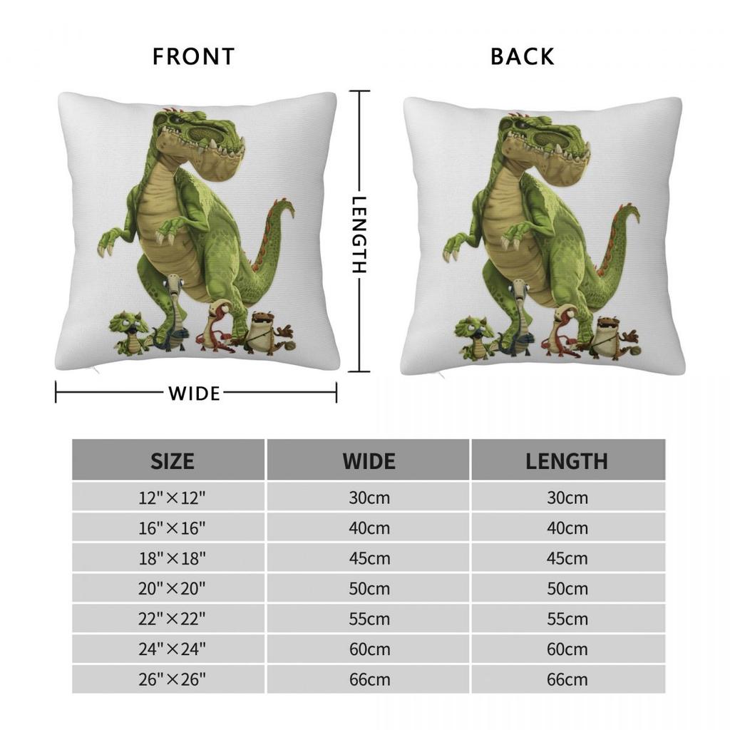 Гигантозавр Мультяшный Кавайный Наволочка Подушка Комфорт Декоративная Подушка Диванные Подушки Используется для Дома Спальни Гостиной