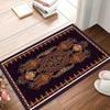 Vintage Persian Area Rug Boho Paisley Floral Print Floor Mat, Non-Slip Entryway Carpet, Luxury Home Decor, Gift for Housewarming