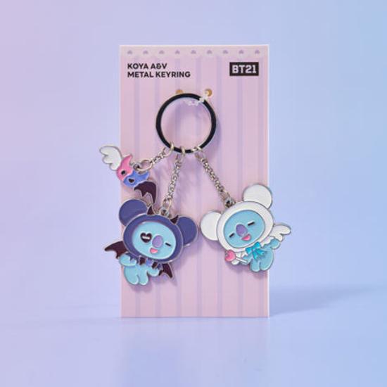 BT21 Металлический брелок для ключей Angel & Villain Edition