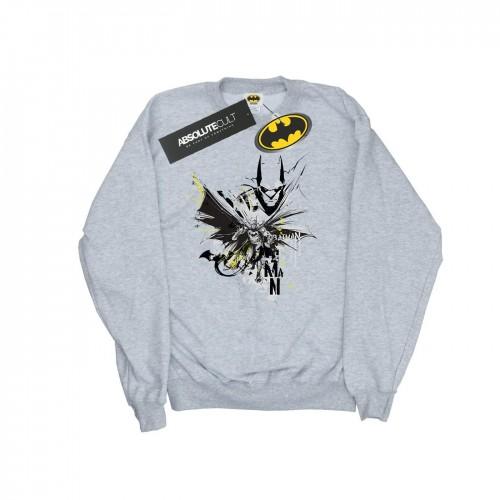 DC Comics Womens/Ladies Batman Batface Splash Sweatshirt