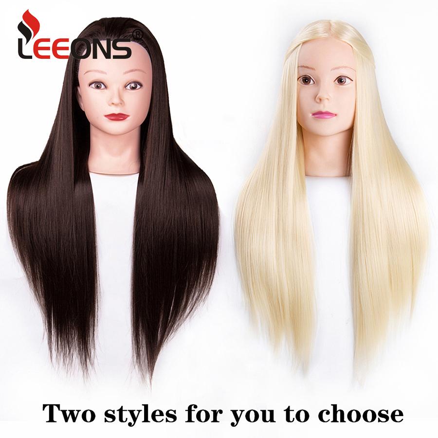 Голова манекена 65 см с тренировочной головкой для волос, парикмахерская, 7 стилей, тренировочная головка для причесок, бесплатный подарок