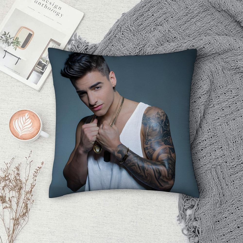 S-Singer M-Maluma Наволочка Декоративная для Дивана Домашняя Двусторонняя Печать Плюшевая Квадратная Наволочка для Подушки Подушка Декор Чехол