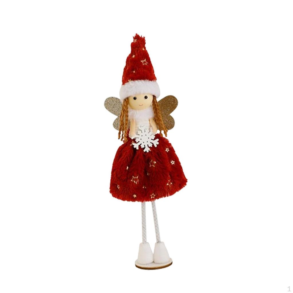Рождественское украшение Девочка-ангелочек Традиционная коллекция Декоративное украшение для рождественской вечеринки Фигурка для