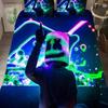 DJ Lovers Узор Marshmello Комплект постельного белья Спальня Мягкие Современные Покрывала Удобный Детское Пододеяльник Чехол для Одеяла и Наволочка