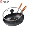 Pearl Life Japanese Non-Coated Iron Wok Set