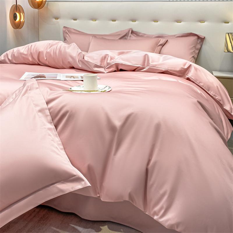 High-end Class A Maternal and Infant Grade Xinjiang Long-staple Cotton 4pcs Set, Pure Cotton Bed Sheet, Cotton Quilt Cover, Bed Hat 3pcs Set