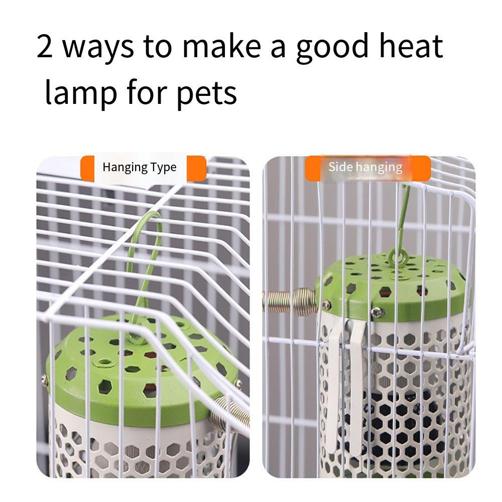 Anti-Bite Ceramic Heating Lamp Anti-Scalding Parrot Warming Lights Safety Bird Warmer Indoor