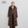 Snow Flying Women's Mid-Length Hooded Goose Down Coat