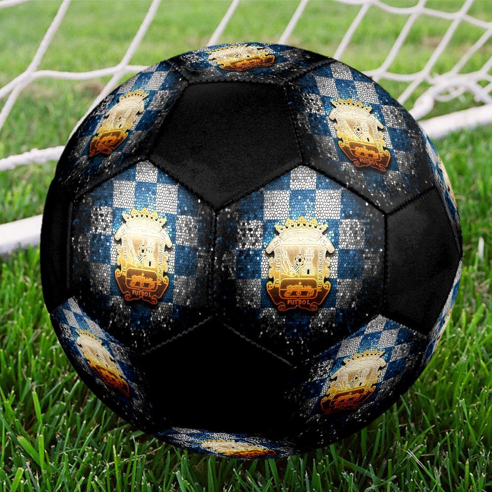1PC Fuenlabrada size 5 soccer ball PrahaIndoor Soccer Ball Colorful All Ages Machine Stitched PVC Competition Ready Durable High-Bounce