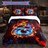 Trabzonspor FC Themed Bedding 3Pcs Duvet Cover Set Decorative Bed Linen For Teen Room Home Decoration