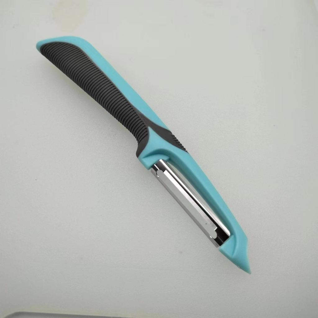 Новый стиль, нескользящая овощечистка из нержавеющей стали – кухонный инструмент для фруктов и дынь