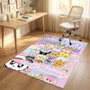Personalized Crystal Velvet Carpet,SEVENTEEN Custom Printed Name, Plush Area Rug For Home Indoor Decor