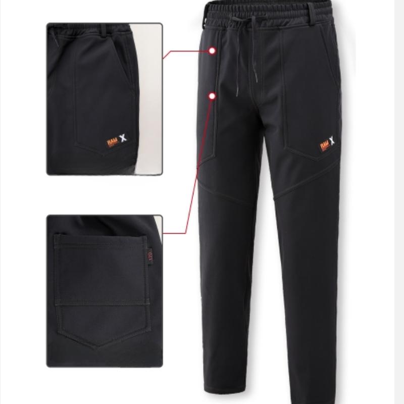 Winter Jacket Suit Men's Plus Velvet Thickened Windproof Waterproof and Warm Outdoor Camouflage Mountaineering Suit Casual 2-piece Suit