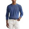 Polo Ribbed Cotton Crew Neck Raglan Long Sleeve Knit Sweater Men Sweater 710970285-001