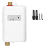 White Mini Tankless Instant Hot Water Heater Bathroom Kitchen Washing for Hot and Cold Dual Use(