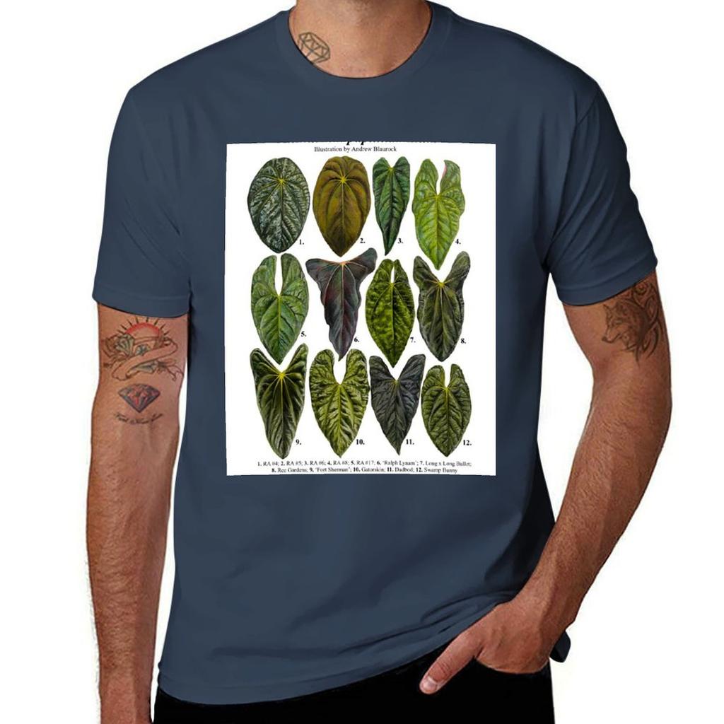 Anthurium Papillilaminum I Tshirt Streetwear Print Tee Shirt