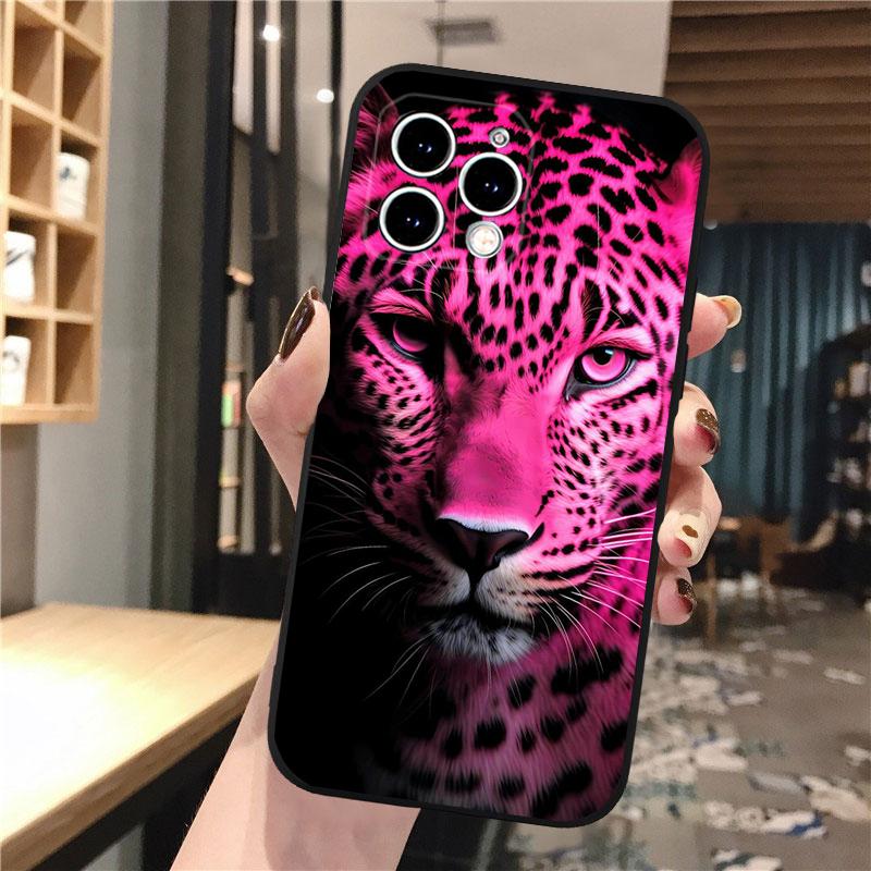 Phone Case Carcasa Funda For iPhone 17 Pro Max 17 Air 16 15 14 13 Pro Max 15 16 Pro 15Plus Cheetah leopard panther Case