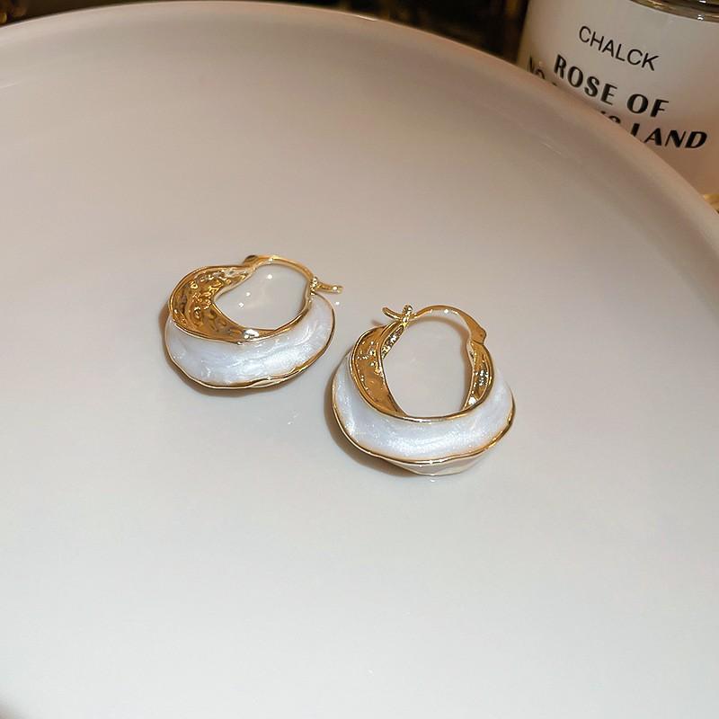 Серьги Love с геометрическим рисунком, простые серьги с цветами, модные серьги с темпераментом, элитные серьги, подарки