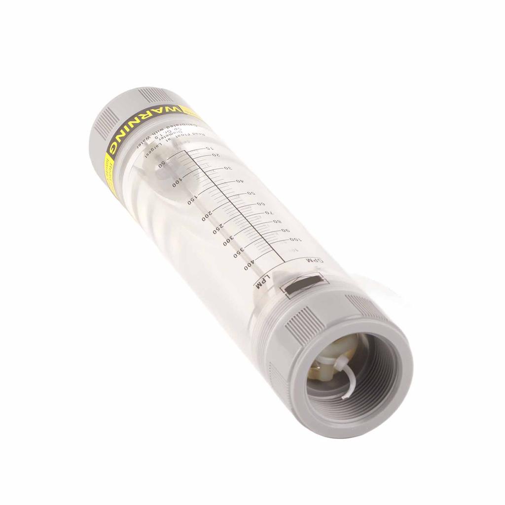 LZM‑40G Tube Type Acrylic Plexiglass Liquid Flowmeter Internal Thread G1‑1 2  Or BSP 10‑100GPM