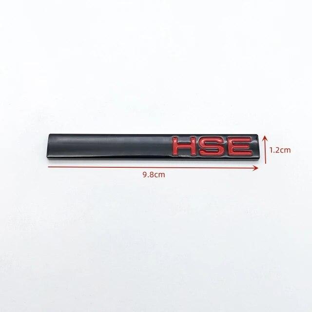 3D ABS буквы HSE Edition эмблема для Land Rover, значок багажника автомобиля, наклейка с логотипом, хром, серебристый, черный, красный