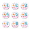 New Unicorn Theme Series Party Badge Baby First Birthday Cartoon Digital Badge 